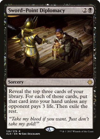 Sword-Point Diplomacy [Ixalan] | Dumpster Cat Games