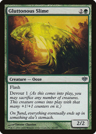 Gluttonous Slime [Conflux] | Dumpster Cat Games