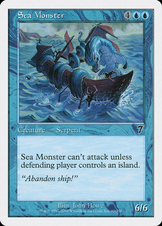 Sea Monster [Seventh Edition] | Dumpster Cat Games