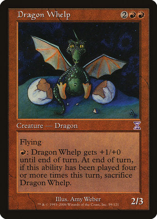 Dragon Whelp [Time Spiral Timeshifted] | Dumpster Cat Games