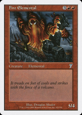 Fire Elemental [Seventh Edition] | Dumpster Cat Games