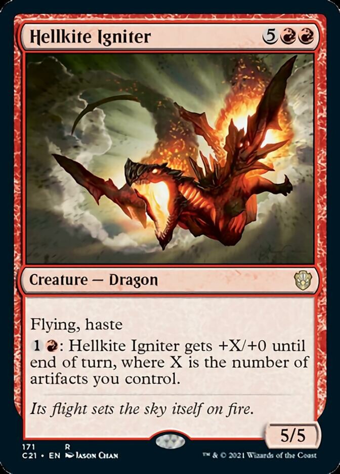 Hellkite Igniter [Commander 2021] | Dumpster Cat Games