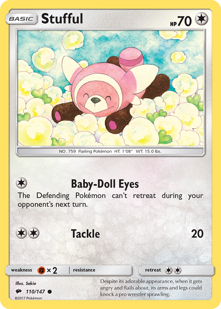Stufful (110/147) [Sun & Moon: Burning Shadows] | Dumpster Cat Games