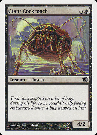 Giant Cockroach [Ninth Edition] | Dumpster Cat Games