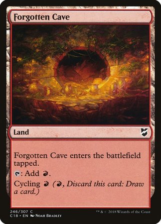 Forgotten Cave [Commander 2018] | Dumpster Cat Games