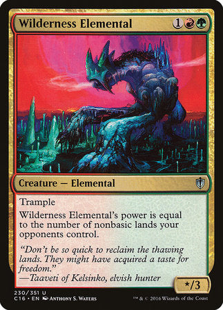 Wilderness Elemental [Commander 2016] | Dumpster Cat Games