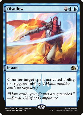 Disallow [Aether Revolt] | Dumpster Cat Games