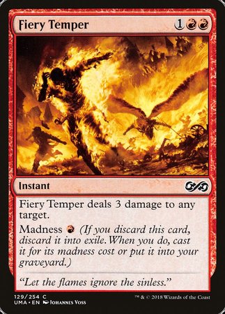 Fiery Temper [Ultimate Masters] | Dumpster Cat Games