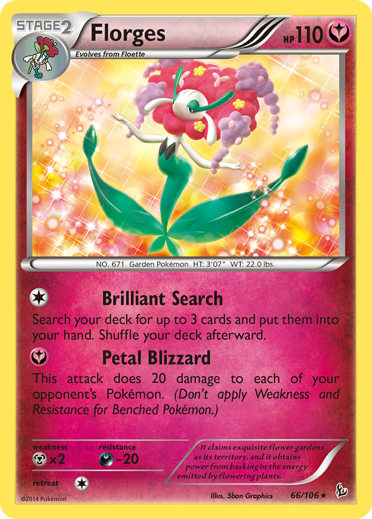 Florges (66/106) [XY: Flashfire] | Dumpster Cat Games