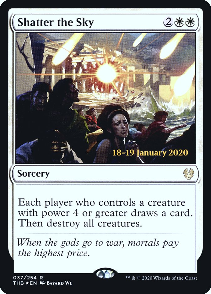Shatter the Sky [Theros Beyond Death Prerelease Promos] | Dumpster Cat Games
