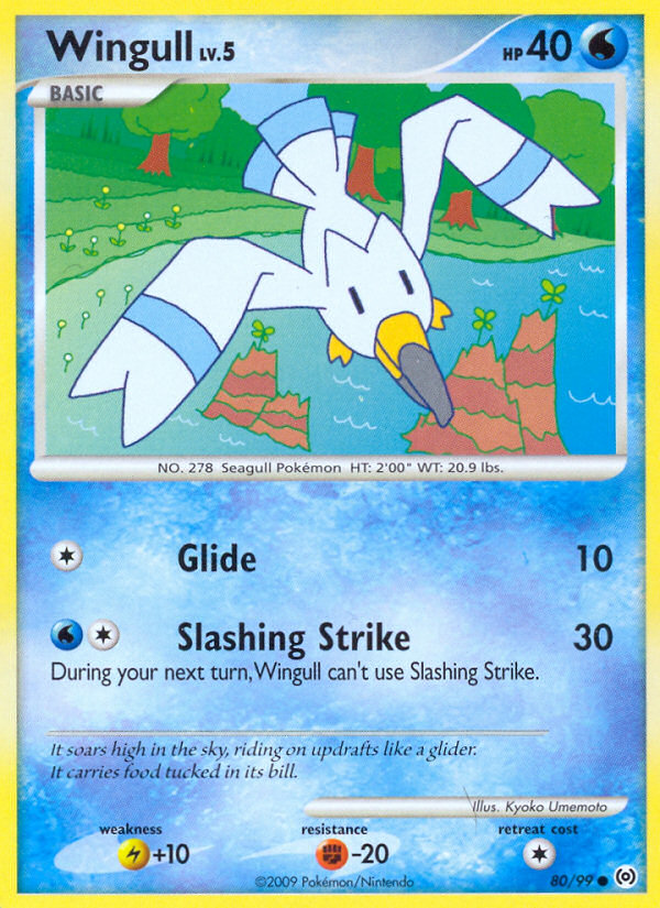 Wingull (80/99) [Platinum: Arceus] | Dumpster Cat Games