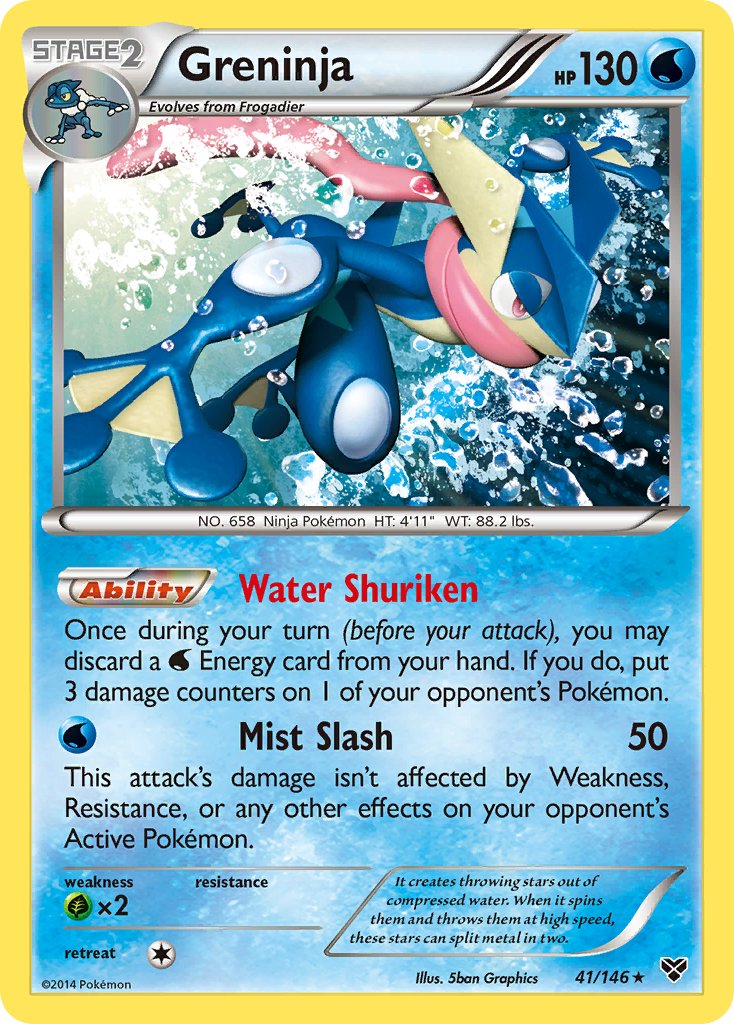 Greninja (41/146) (Cosmos Holo) (Blister Exclusive) [XY: Base Set] | Dumpster Cat Games