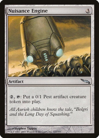 Nuisance Engine [Mirrodin] | Dumpster Cat Games