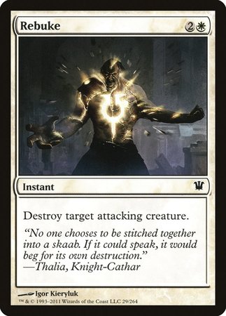 Rebuke [Innistrad] | Dumpster Cat Games
