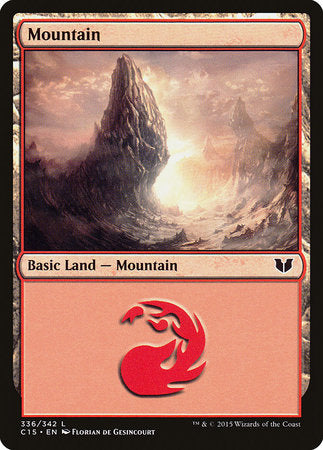 Mountain (336) [Commander 2015] | Dumpster Cat Games