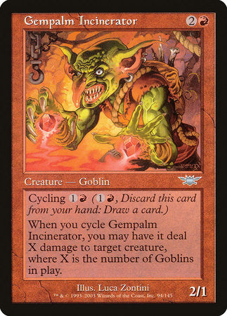 Gempalm Incinerator [Legions] | Dumpster Cat Games