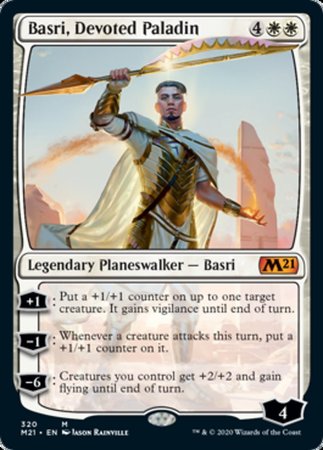 Basri, Devoted Paladin [Core Set 2021] | Dumpster Cat Games