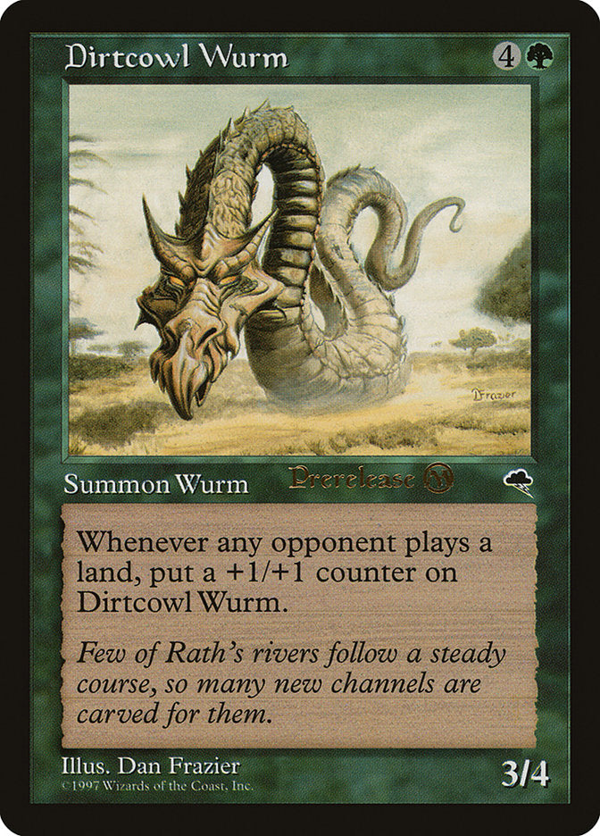 Dirtcowl Wurm [Tempest Promos] | Dumpster Cat Games