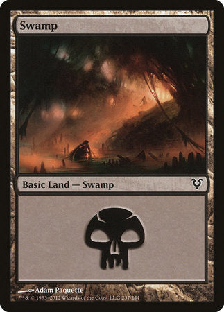 Swamp (237) [Avacyn Restored] | Dumpster Cat Games