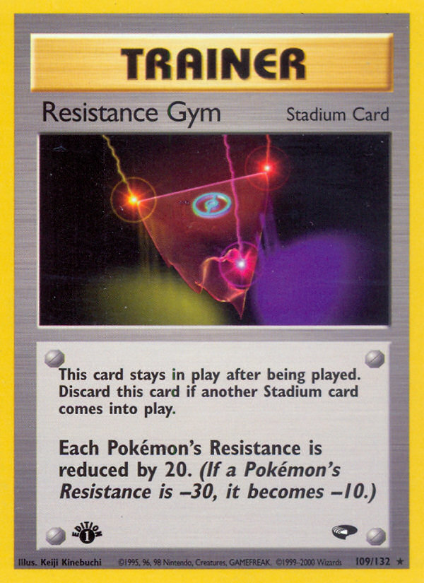 Resistance Gym (109/132) [Gym Challenge 1st Edition] | Dumpster Cat Games