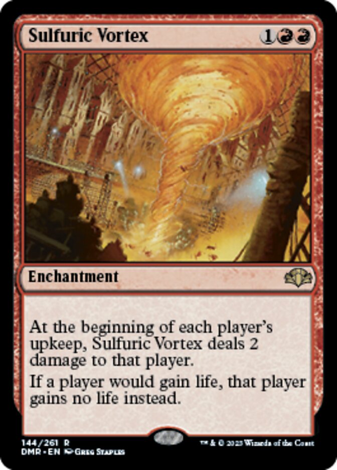 Sulfuric Vortex [Dominaria Remastered] | Dumpster Cat Games