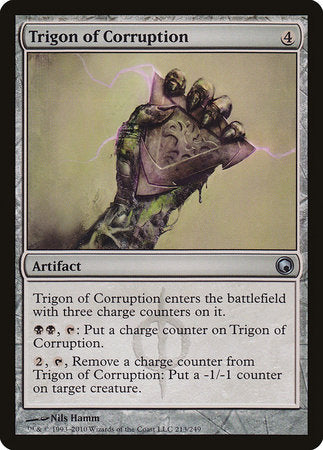 Trigon of Corruption [Scars of Mirrodin] | Dumpster Cat Games