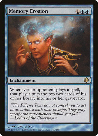 Memory Erosion [Shards of Alara] | Dumpster Cat Games