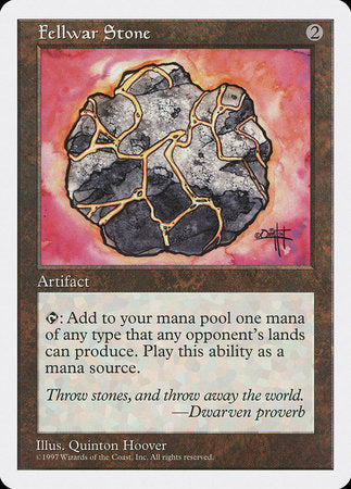 Fellwar Stone [Fifth Edition] | Dumpster Cat Games