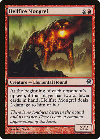 Hellfire Mongrel [Duel Decks: Ajani vs. Nicol Bolas] | Dumpster Cat Games