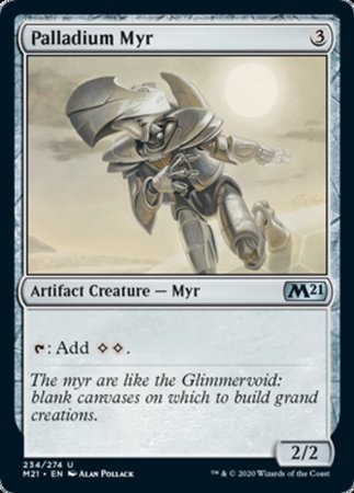 Palladium Myr [Core Set 2021] | Dumpster Cat Games