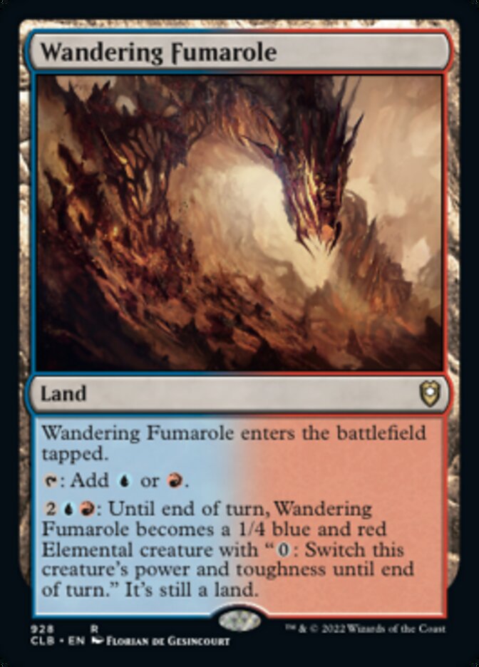 Wandering Fumarole [Commander Legends: Battle for Baldur's Gate] | Dumpster Cat Games