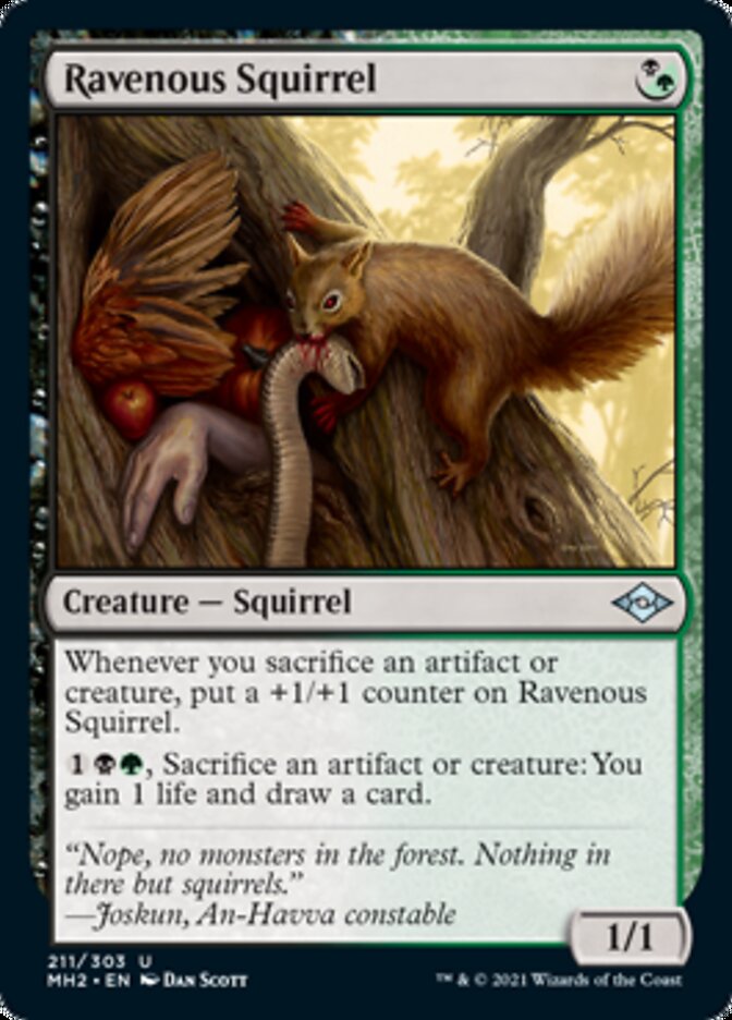 Ravenous Squirrel [Modern Horizons 2] | Dumpster Cat Games