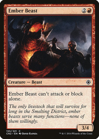 Ember Beast [Conspiracy: Take the Crown] | Dumpster Cat Games