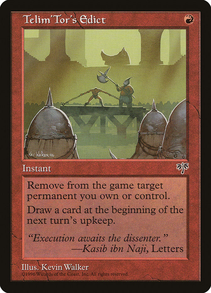 Telim'Tor's Edict [Mirage] | Dumpster Cat Games