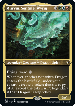 Miirym, Sentinel Wyrm (Foil Etched) [Commander Legends: Battle for Baldur's Gate] | Dumpster Cat Games