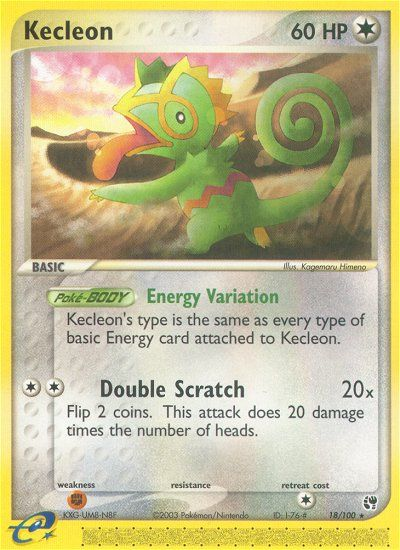 Kecleon (18/100) [EX: Sandstorm] | Dumpster Cat Games