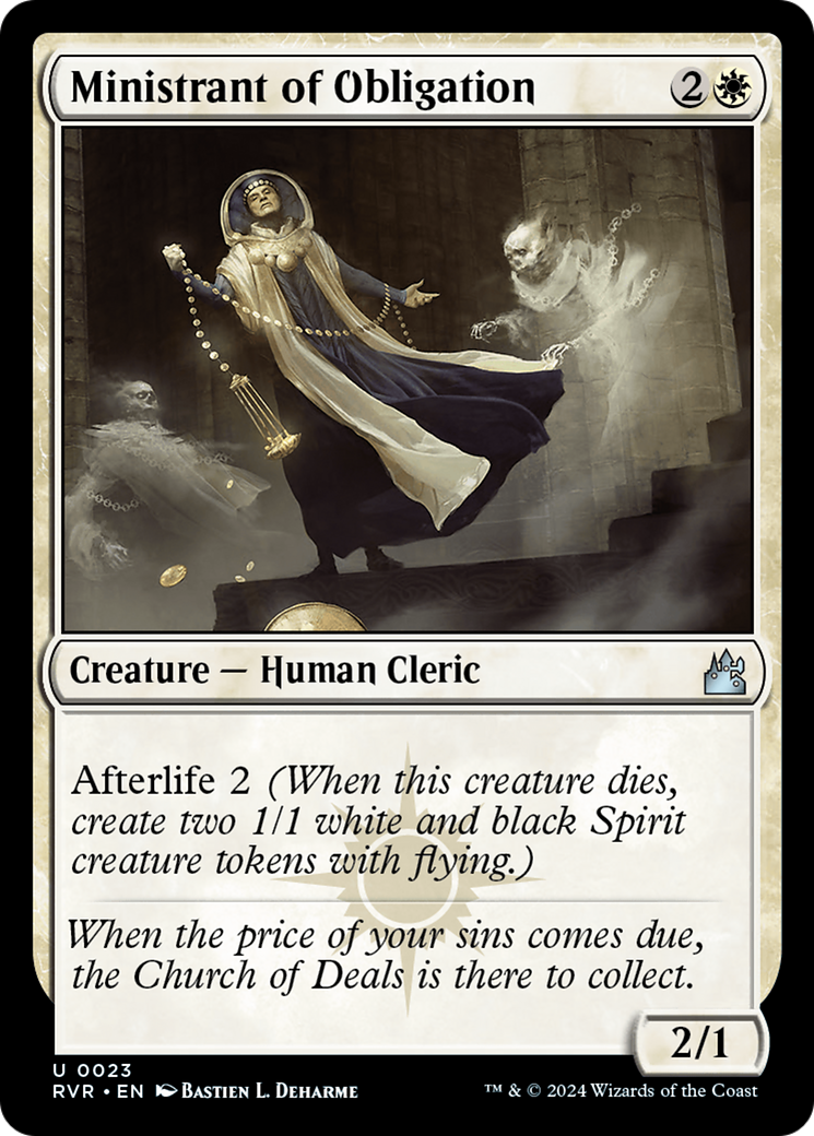 Ministrant of Obligation [Ravnica Remastered] | Dumpster Cat Games
