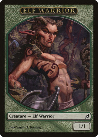 Elf Warrior Token [Lorwyn Tokens] | Dumpster Cat Games