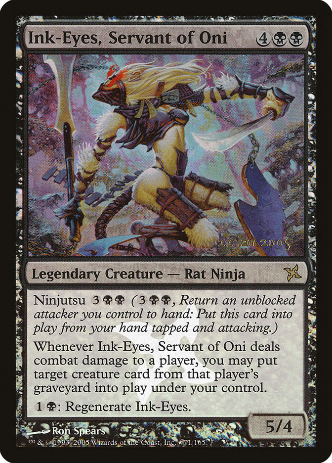 Ink-Eyes, Servant of Oni [Betrayers of Kamigawa Promos] | Dumpster Cat Games