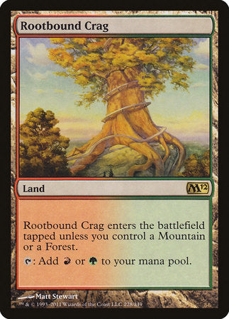 Rootbound Crag [Magic 2012] | Dumpster Cat Games