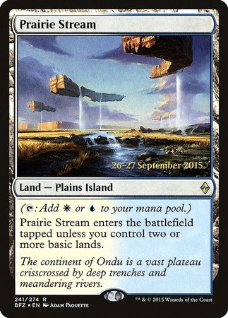 Prairie Stream [Battle for Zendikar Promos] | Dumpster Cat Games