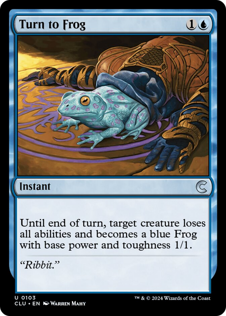 Turn to Frog [Ravnica: Clue Edition] | Dumpster Cat Games
