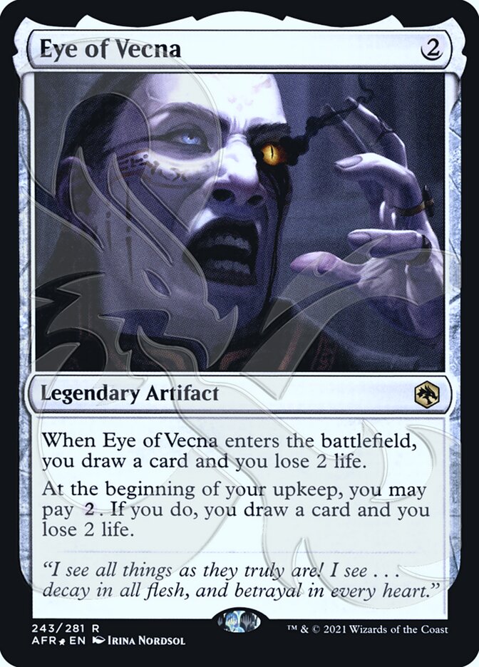 Eye of Vecna (Ampersand Promo) [Dungeons & Dragons: Adventures in the Forgotten Realms Promos] | Dumpster Cat Games