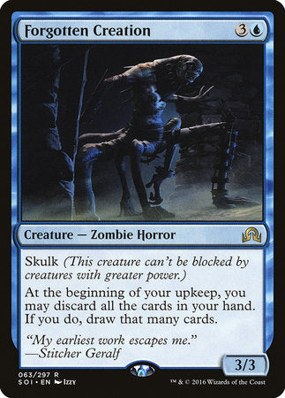 Forgotten Creation [Shadows over Innistrad] | Dumpster Cat Games