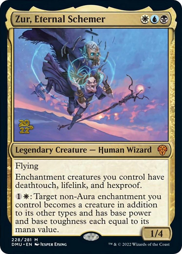 Zur, Eternal Schemer [Dominaria United Prerelease Promos] | Dumpster Cat Games