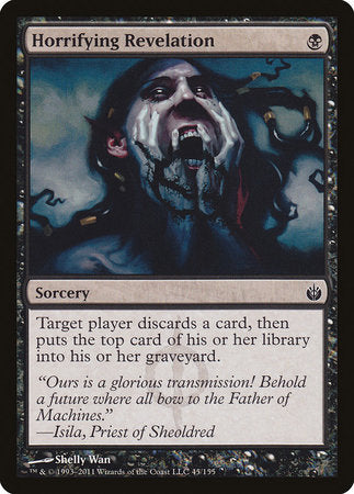 Horrifying Revelation [Mirrodin Besieged] | Dumpster Cat Games