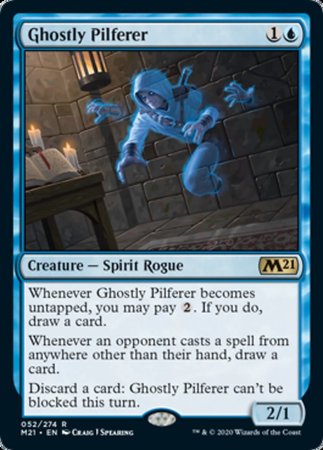 Ghostly Pilferer [Core Set 2021] | Dumpster Cat Games