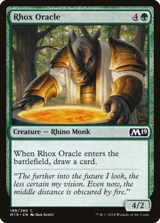 Rhox Oracle [Core Set 2019] | Dumpster Cat Games