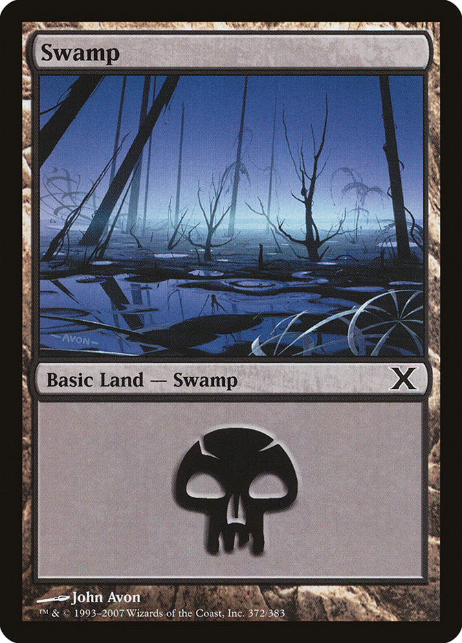 Swamp (372) [Tenth Edition] | Dumpster Cat Games