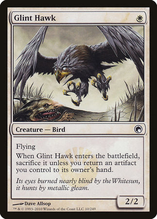 Glint Hawk [Scars of Mirrodin] | Dumpster Cat Games